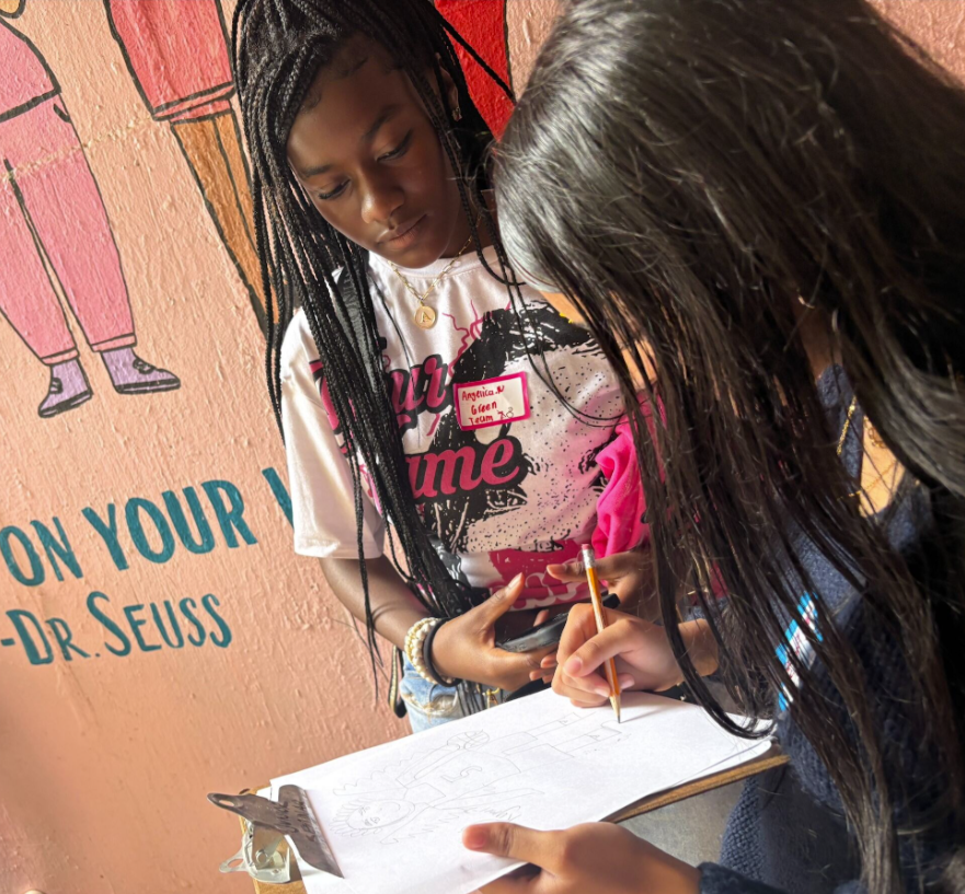 8th graders participate in data analysis activities at Meredith College